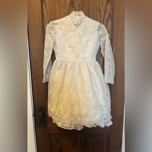 Vtg Hollywood Girls Dress crème
